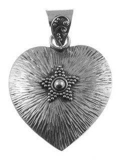 198 Star of my Heart Pendant Organic / Silver Jewelry of Bali Jewelry