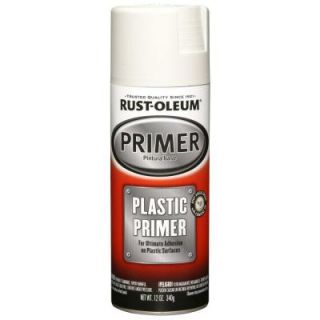 Rust Oleum Automotive 12 oz. White Plastic Primer Spray (6 Pack) 249323