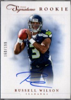 2012 Russell Wilson Prime Signatures #269 Autograph SP /199 Sports Collectibles