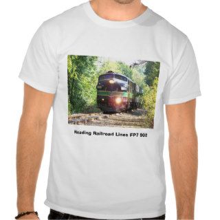 Reading Railroad Lines FP7 Diesel Locomotive 902 Tshirts