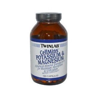 Twinlab CellMins Potassium & Magnesium, Capsules 180 ea Health & Personal Care