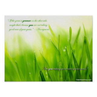 "Grass" Poster