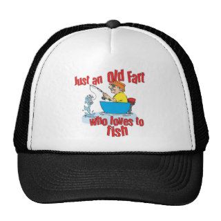 Funny Fishing Old Fart Mesh Hat