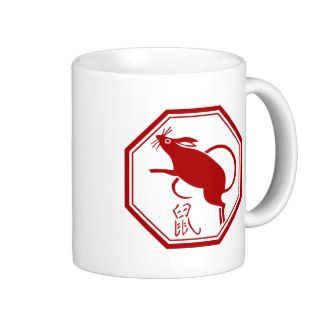 Rat chinese zodiac coffee mug