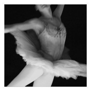 Ballet   Dance   Ballerina 9   Black & White Print