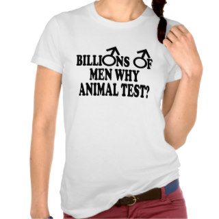 Funny,anti animal testing tee shirt