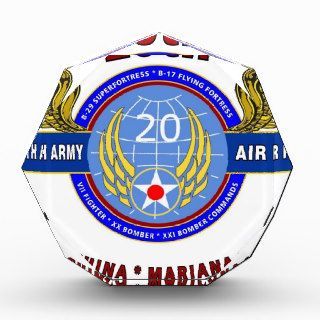 20TH ARMY AIR FORCE "ARMY AIR CORPS" WW II AWARDS