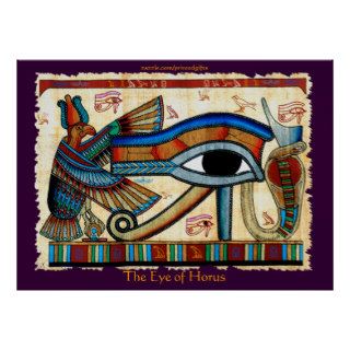EYE OF HORUS Egyptian Art Posters