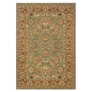 Traditional Green/Gold Accent Rug (2'2 x 3'3) Accent Rugs