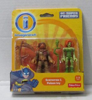 Fisher price Imaginext Scarecrow and Poison Ivy Dc Super friends Toys & Games