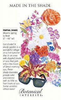 'Made in the Shade' Seed Mix   13 grams  Flowering Plants  Patio, Lawn & Garden