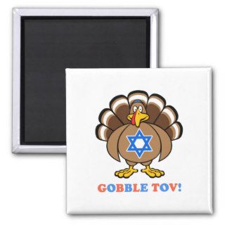 Funny Thanksgiving Hanukkah 2013 Refrigerator Magnet