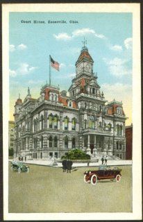 Court House Zanesville OH postcard 191? Entertainment Collectibles