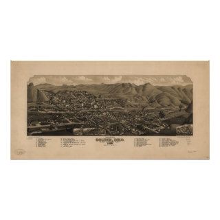 1882  Golden CO Birds Eye View Panoramic Map Print