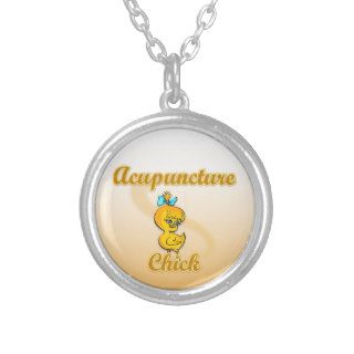 Acupuncture Chick Necklace