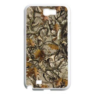 Custom Personalized Realtree Oak Leaf Camo Cover Hard Plastic Samsung Galaxy Note 2 N7100 Case Cell Phones & Accessories