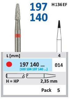 HORICO Dental Carbide Cutter Bur (197 140 014) High Quality Made in Germany Health & Personal Care