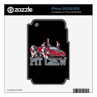 Pit Crew Decals For iPhone 3GS