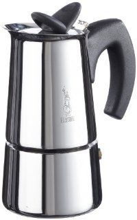 Bialetti 6955 Musa Stovetop Espresso Coffee Pot, 4 Cup, Stainless Steel Kitchen & Dining