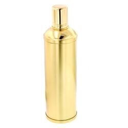 Stainless steel Gold plated 10 ounce Flask with Shot Cup Cap Flasks
