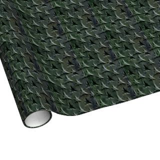Metal Effect Linen Wrapping Paper