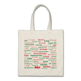 Merry Christmas Around the World in 75 Languages Bag
