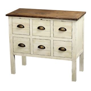 Gallerie Decor Dover Six drawer Accent Chest Coffee, Sofa & End Tables