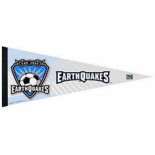 MLS San Jose Earthquakes 12 by 30 Inch Premium Quality Pennant  Sports Related Pennants  Sports & Outdoors