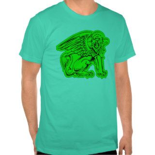 Green Irish Grypon, Griffon or Griffin Products Shirts