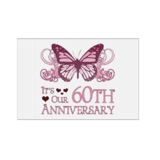 60th Wedding Aniversary (Butterfly) Signs