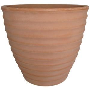 Planters Online 20 in. Resin Aged Terracotta Bee Hive Planter BH20TCIM