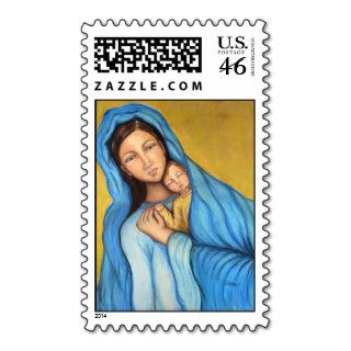 Blessed Mother Postage Stamps