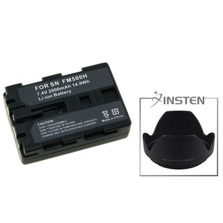 INSTEN Battery/ Lens Hood for Sony DSLR A350/ A300/ A200 SLR BasAcc Camera Batteries & Chargers