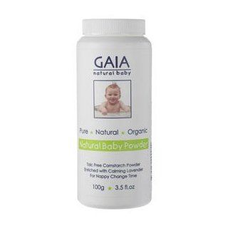 Gaia Skin Naturals Natural Baby Powder   3.5 Oz, Pack of 2 Health & Personal Care