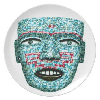 Aztec Mosaic Mask Plate