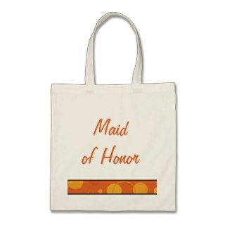 Orange Polka Dots Appreciation Gift Tote Bag