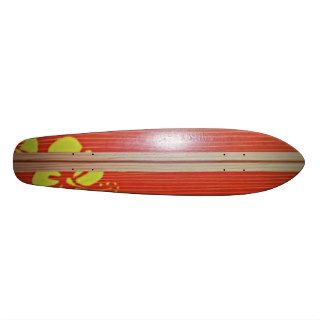 7 1/8"  Cali 70’s flashback shape with a pointed n Skateboards