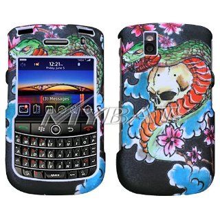 Lizzo Snake Watercolor Phone Protector Cover for RIM BlackBerry 9630 (Tour), RIM BlackBerry 9650 (Bold) Cell Phones & Accessories