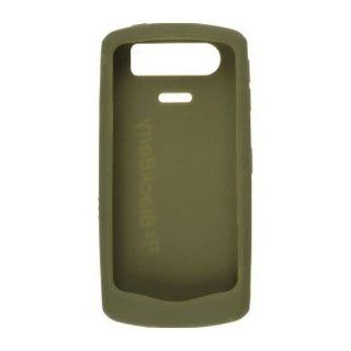 Blackberry HDW 15911 009 Pearl 8120 Olive Green Silicone Skin Case Cell Phones & Accessories