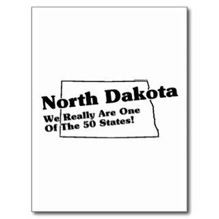 North Dakota State Slogan Postcards
