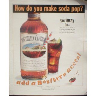 Southern Comfort & Cola 1999 Magazine Print Ad Southern Comfort Books