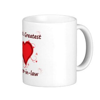 World's Greatest sister in law Coffee Mugs