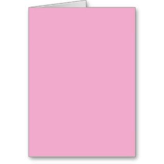 Blank Card with Pastel Pink Background