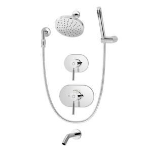 Symmons Sereno Tub and Shower Faucet with Hand Shower in Chrome 4306