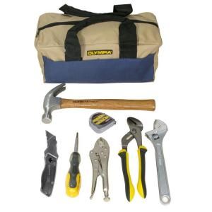 OLYMPIA Multi Purpose Tool Set with Bag (8 Piece) 88 395 220