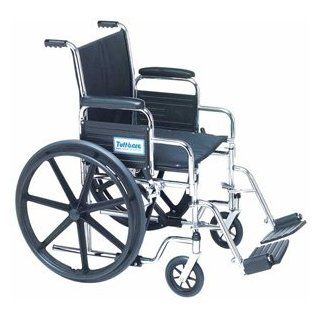 Venture Light Hemi Wheelchair   20''W x 16''D with Swingaway Footrests Health & Personal Care