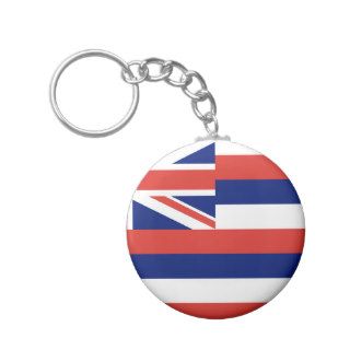 Hawaii Flag Key Chains