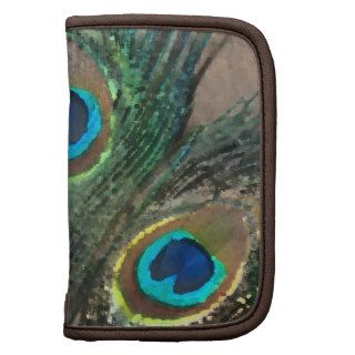 Abstract Rock Peacock Feather Still Life Planners