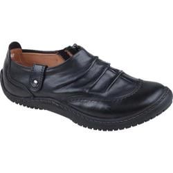 Women's Kalso Earth Shoe Invoke Black Vintage Leather Kalso Earth Shoe Clogs & Mules