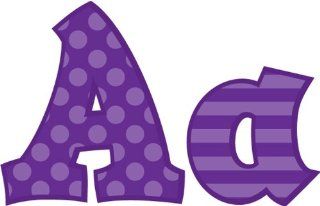 Teacher Created Resources Purple Sassy Solids 5 Inch Sassy Font Letters  Themed Classroom Displays And Decoration 